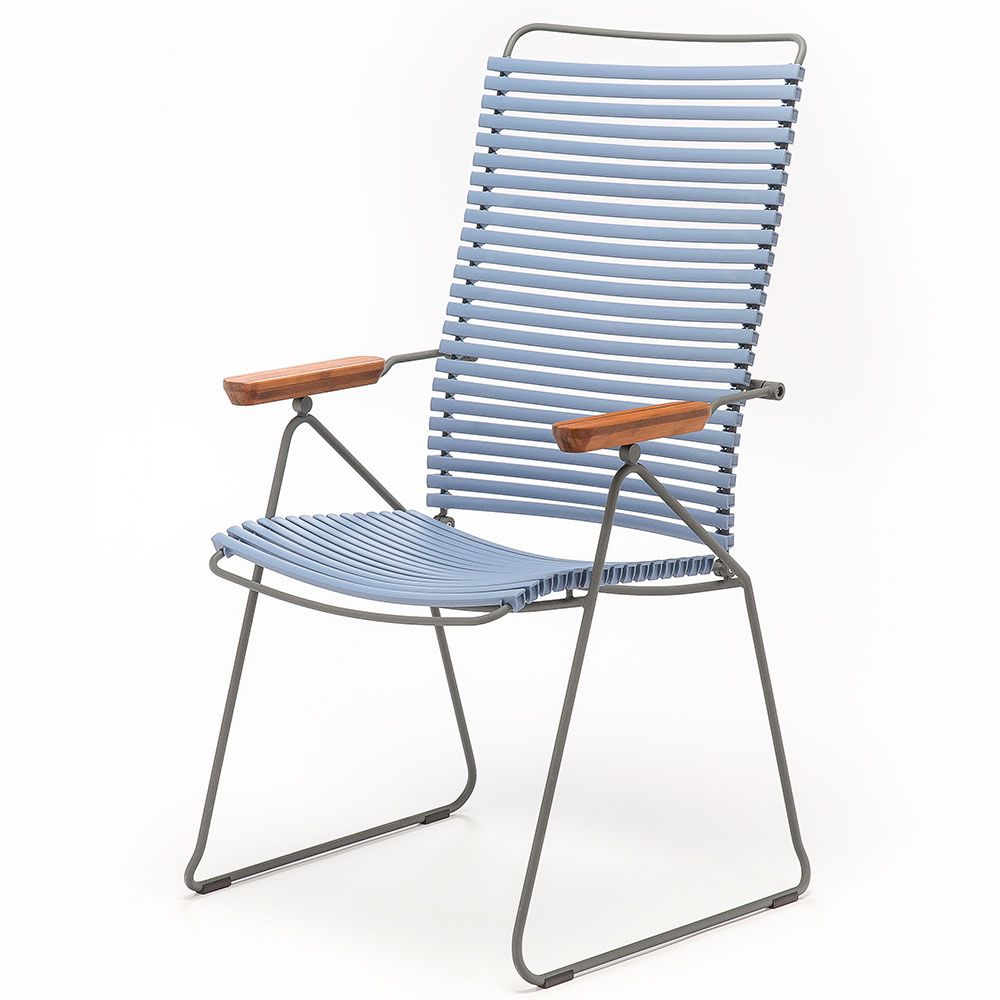 Click positionsstol duvblå