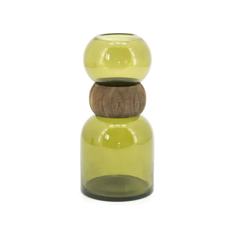 Verra medium - green 15x15x31,5 cm