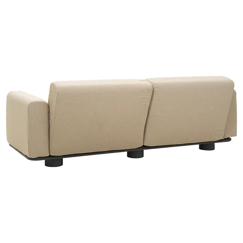 Bolster soffa Antracit / Teddy Beige
