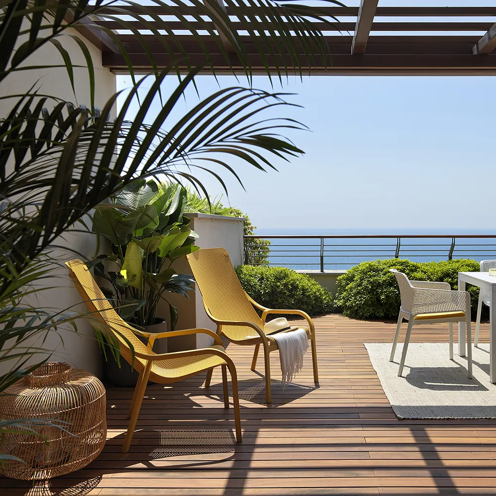 Net loungefåtölj White