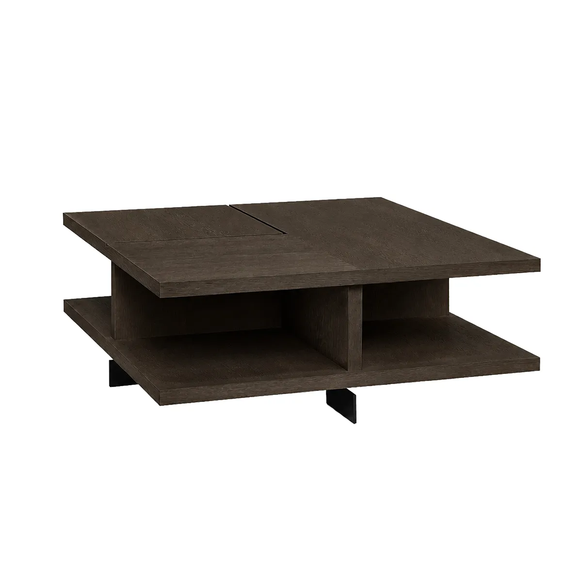 Artwood, Kvadratiskt soffbord Quinn US brown