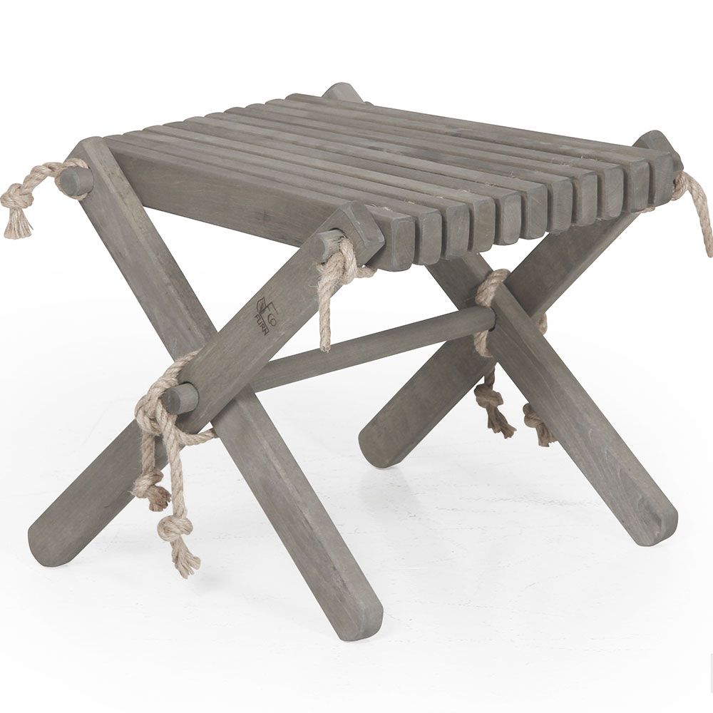 Brafab, Ribbon fotpall grå