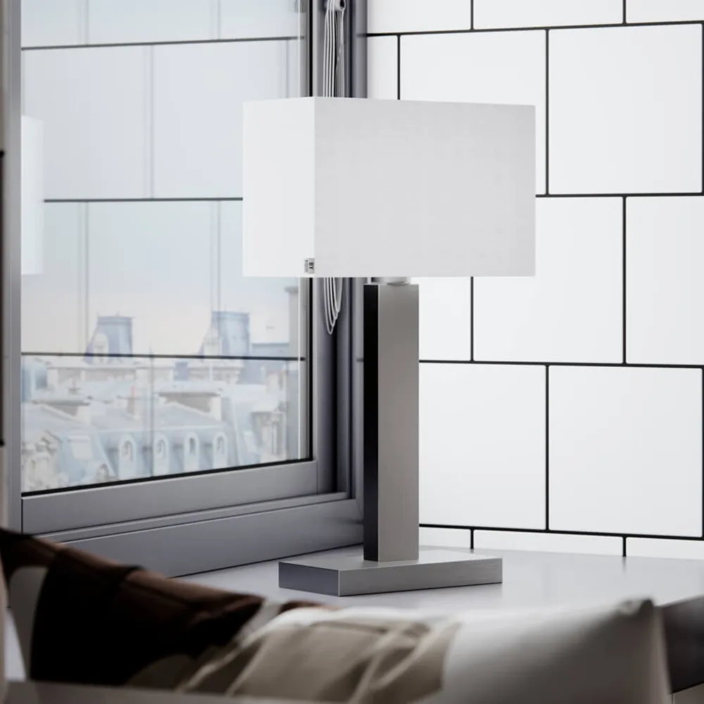 Prime Bordslampa 47 cm borstad stål