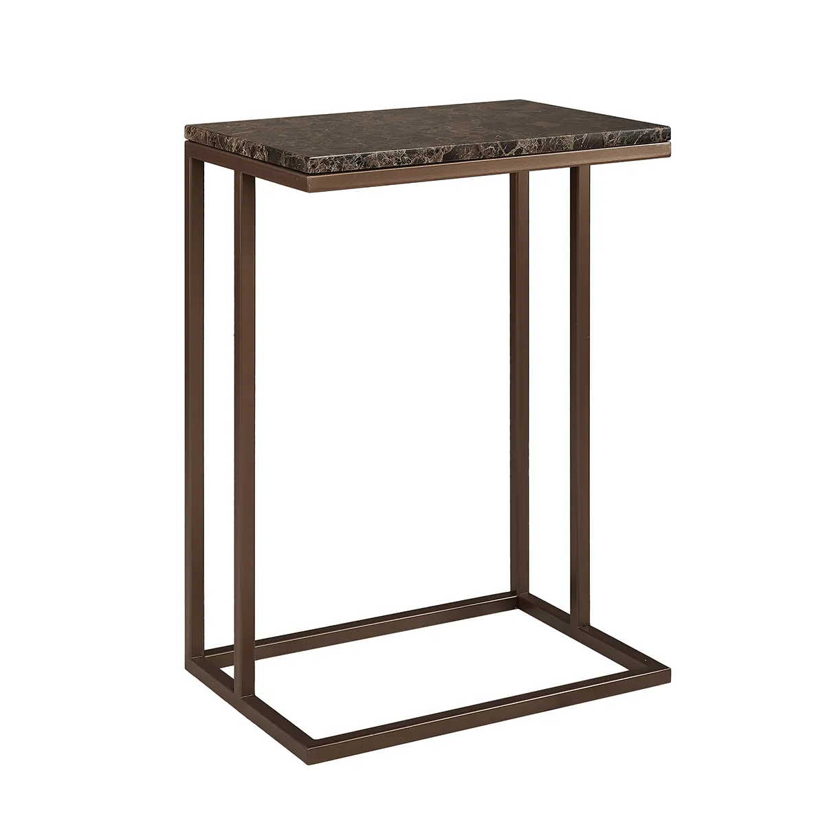 Artwood, Sidobord i Marmor Taro Wide Dark brown