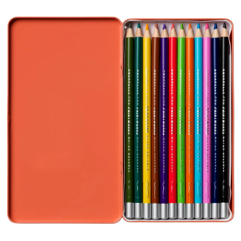 12 färgpennor- Aquarelle