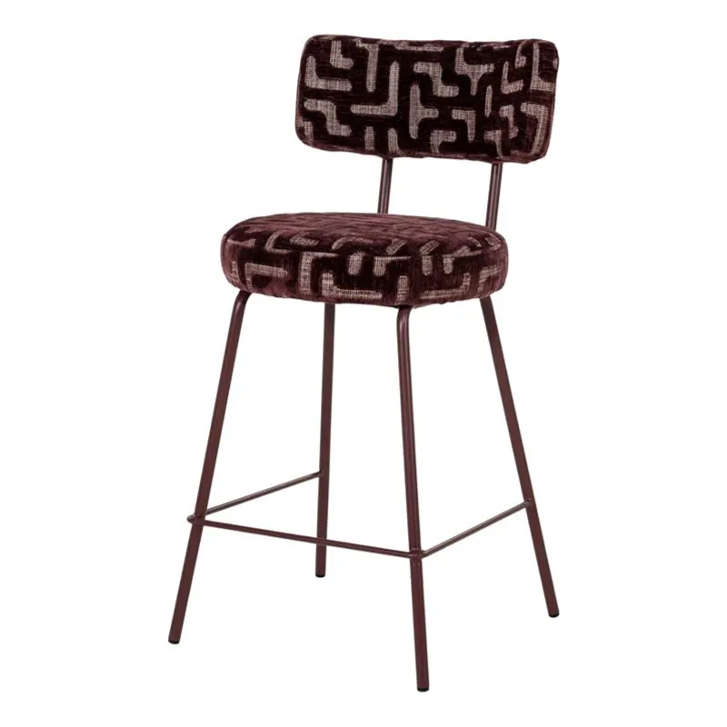 Belle Vie 47x53,5x94,5 cm Metall, Skumplast & Tyg Plum