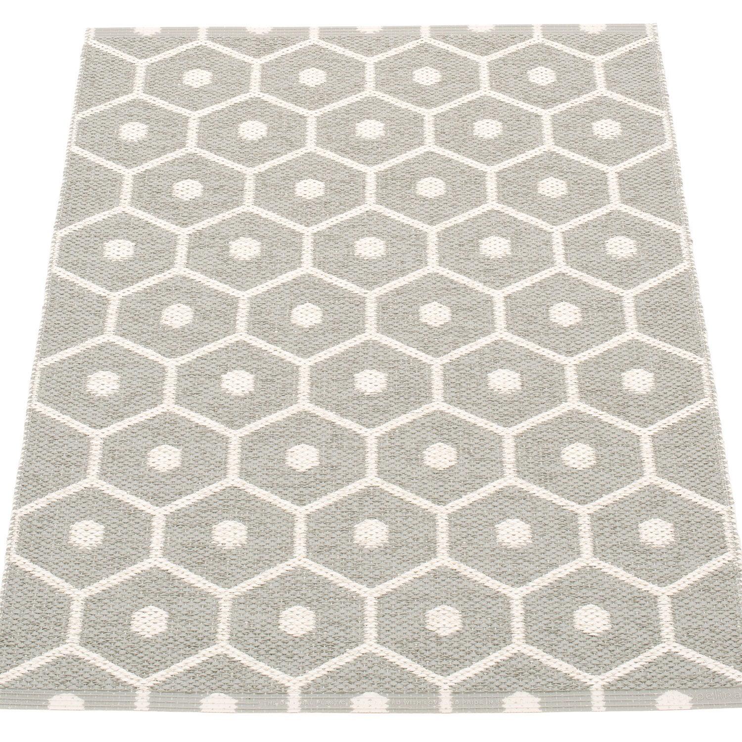 pappelina, honey matta 70x100 cm warm grey / vanilla