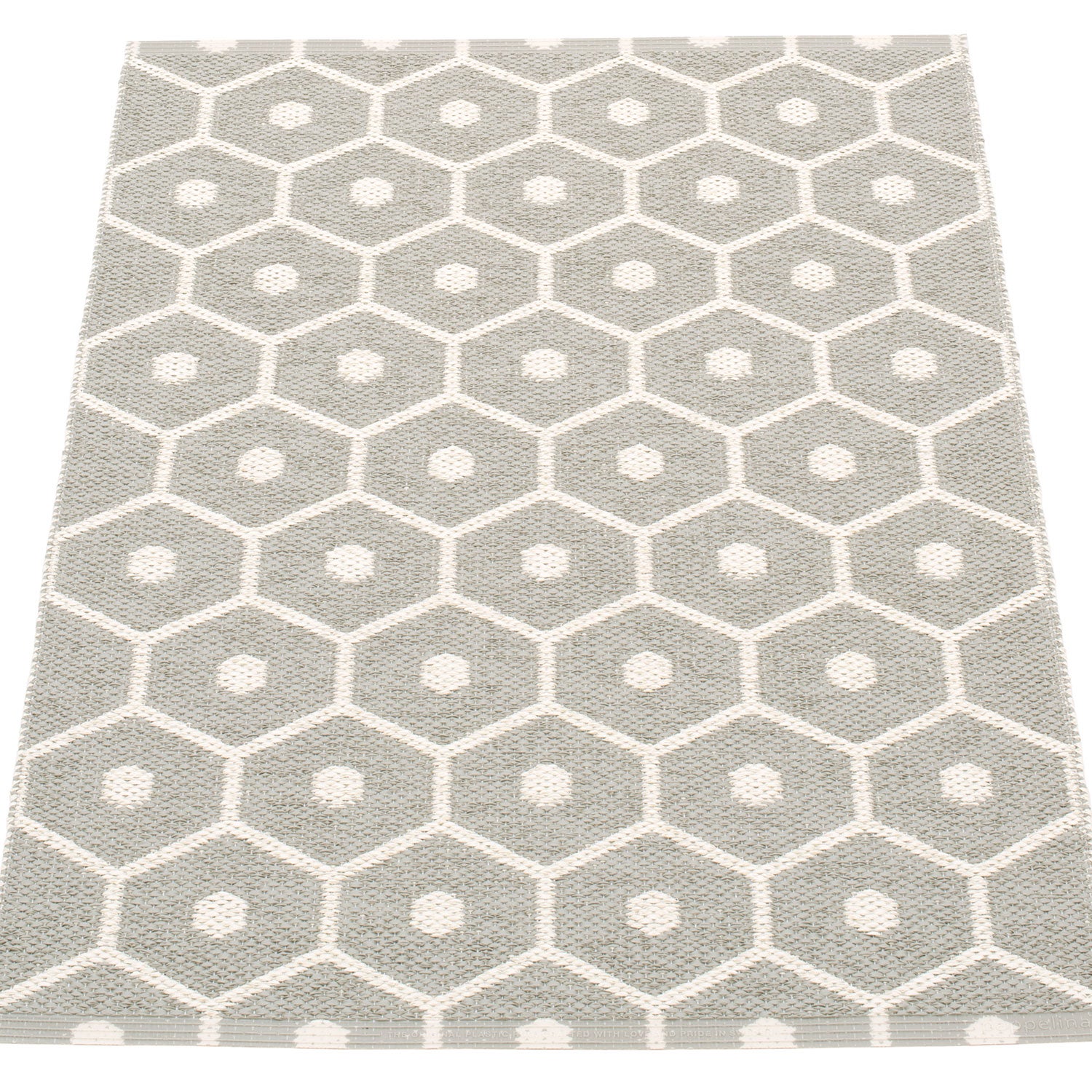 Pappelina Honey matta 70×100 cm warm grey / vanilla