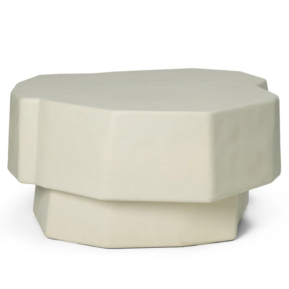 Produktfoto för Ferm Living - Staffa Coffee Table - Soffbord - Offwhite - Small - W: 83.7 x H: 40 x D: 75.8 cm