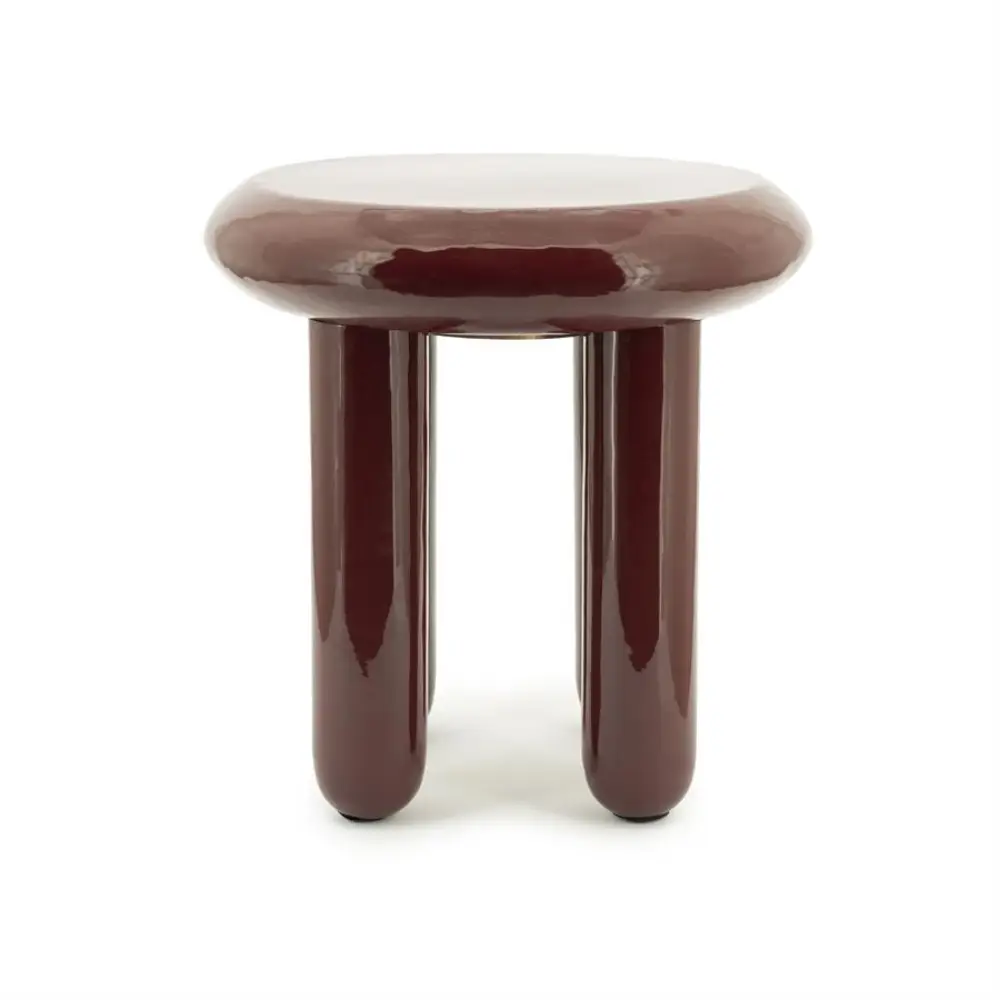 By-Boo, Balloon Sidobord- burgundy 43x43x45 cm