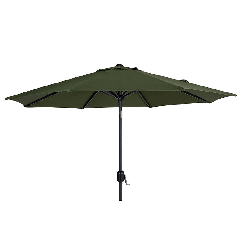 Cambre parasoll 250 cm grå/grön Brafab