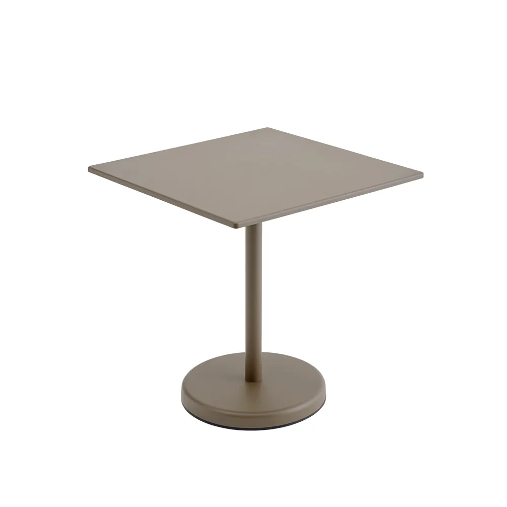 Muuto, Linear Steel Caf&eacute;bord 70x70 cm Taupe