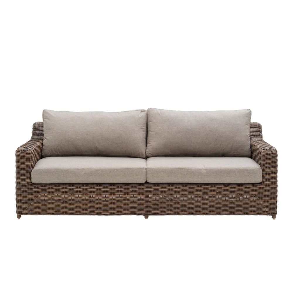 Glendon 3-sits soffa  Dark brown / Soft moose