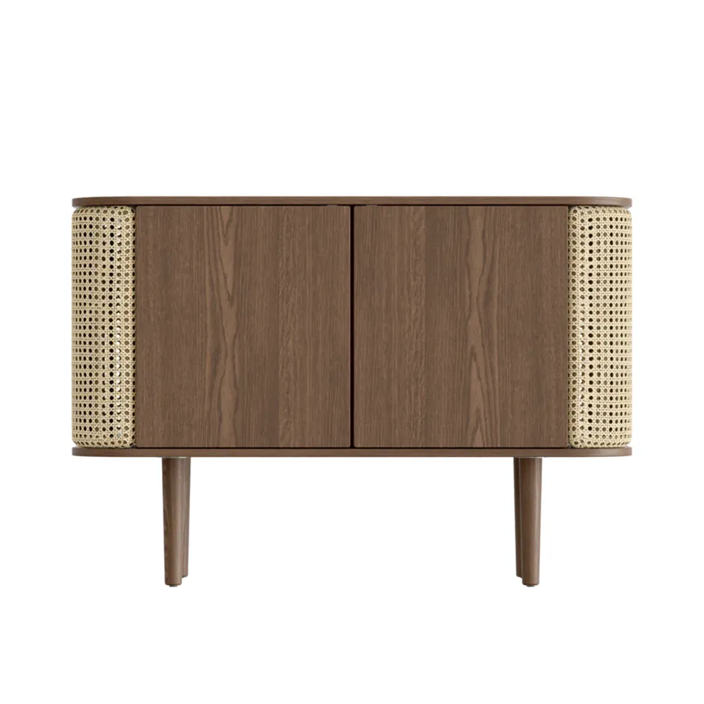 Treasures 2-dörrars skåp Mörk Ek/Venetian Cane