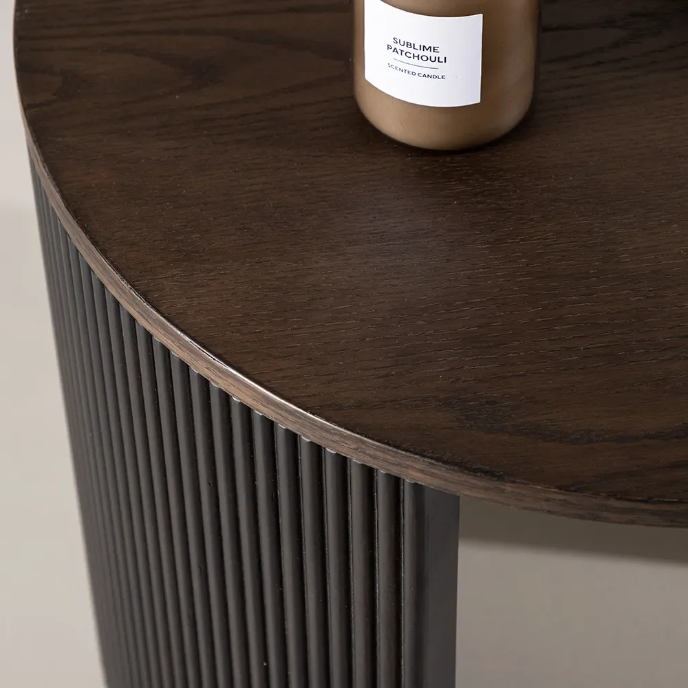 Bristol soffbord Ø60 cm Mocca 