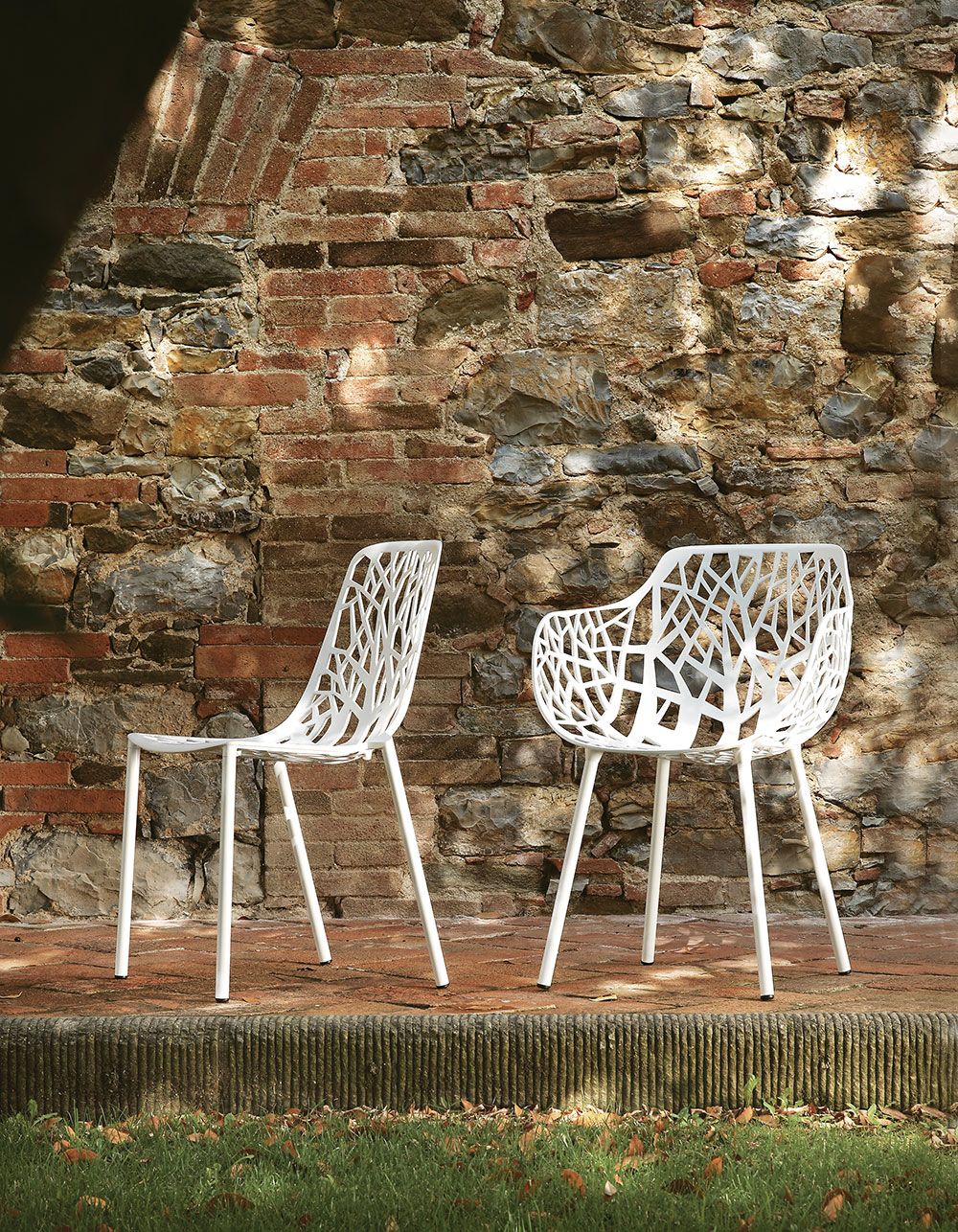 Forest matstol White 