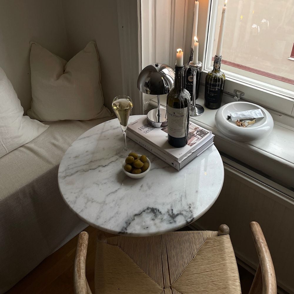 Loire marmor bord 60 vit