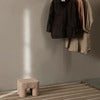 Calm Kelim Matta 80x200 cm- Dark Sand/Off-white