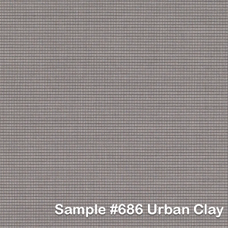 Teakwood parasoll 300 cm Kat.5 686 Urban Clay