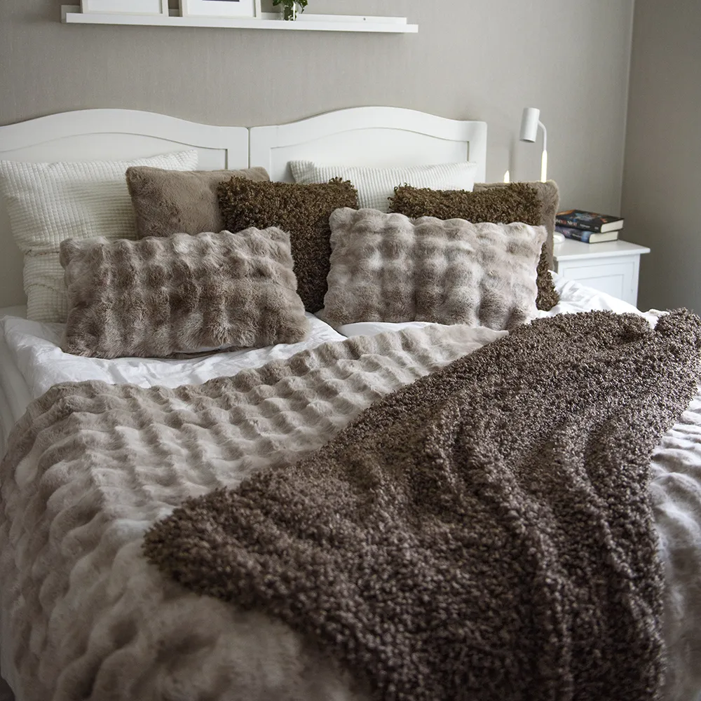 Misty Pläd 120x180 cm Sand