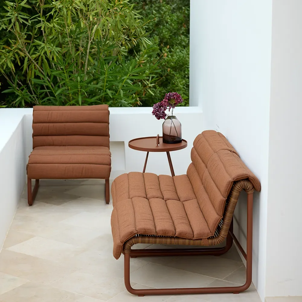 Al Dente loungefåtölj dyna Desert red Delight