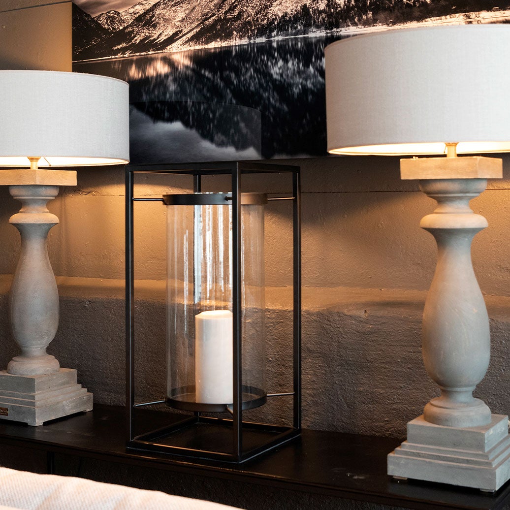 Alternativ bild 1 för Artwood, Sonoma Ljuslykta Stor Svart