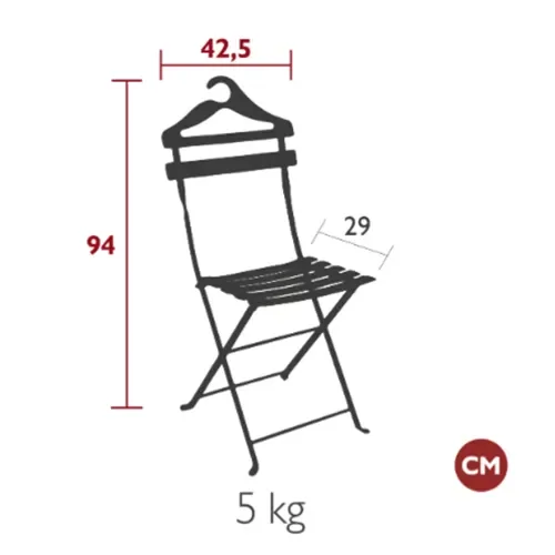 Bistro valet stol Candied Orange