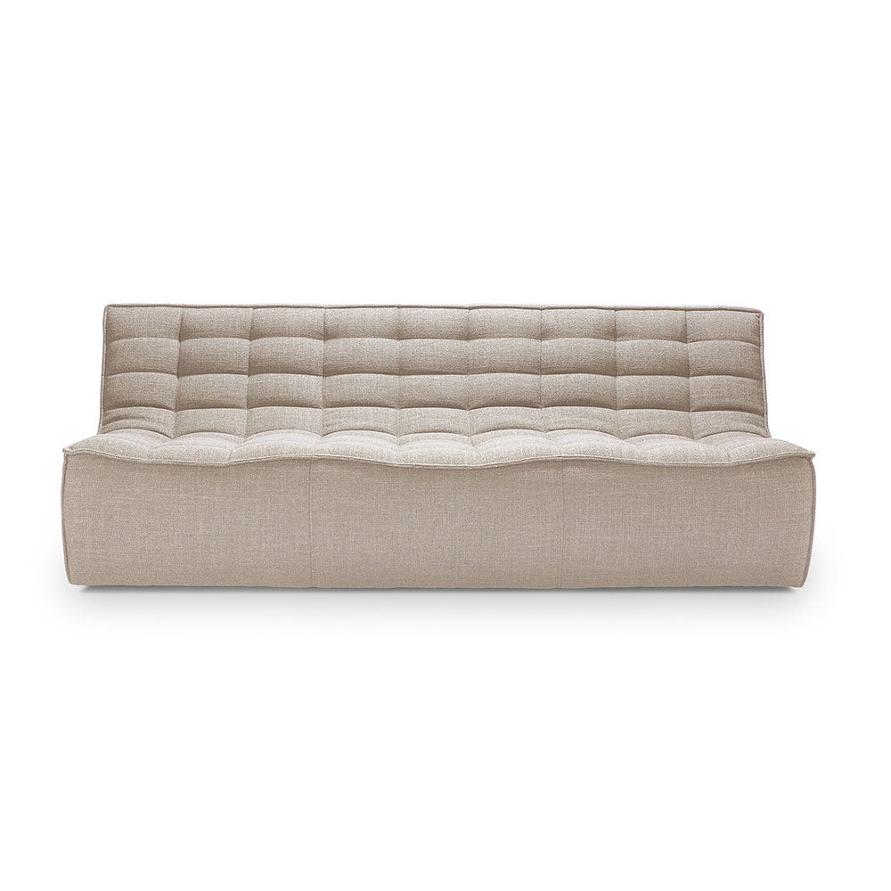 Ethnicraft, N701 3-sits soffa Beige