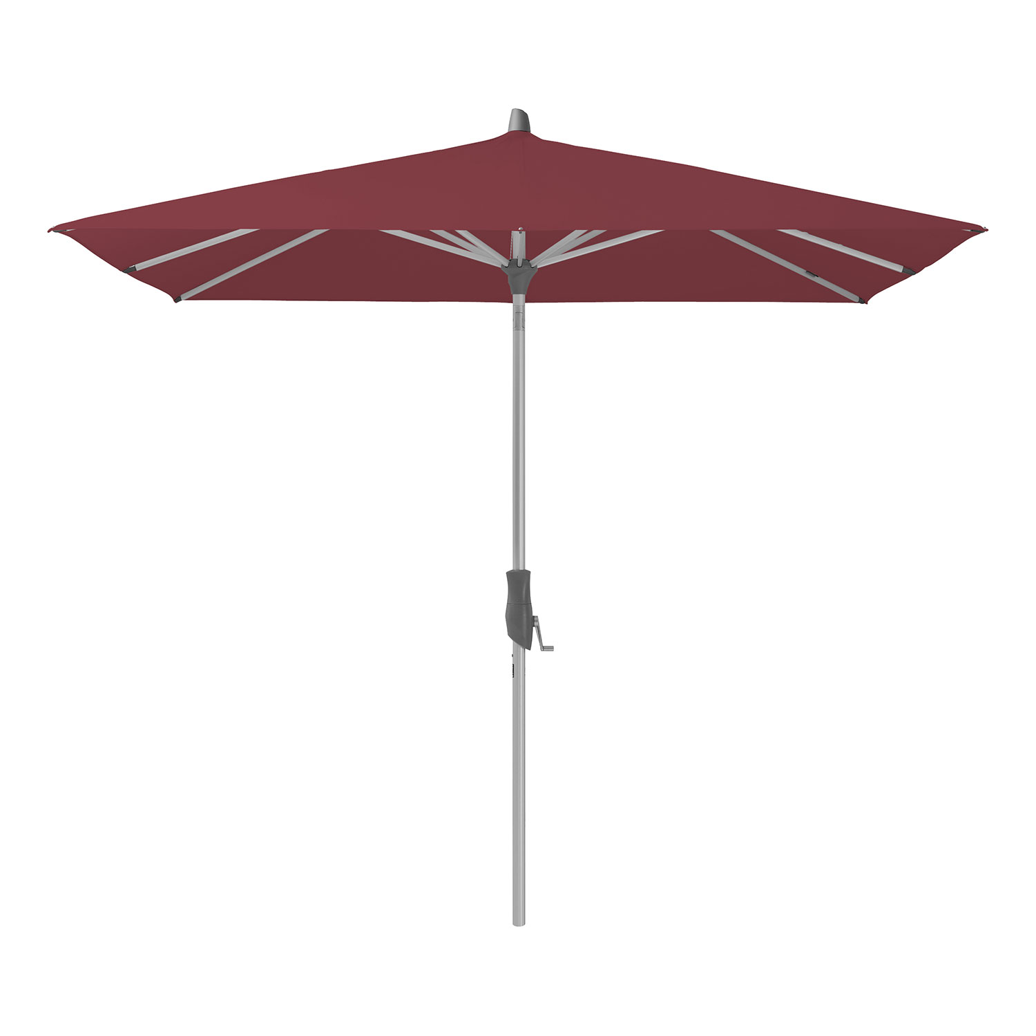 Glatz Alu-twist parasoll 240×240 cm cm kat.4 436 wine