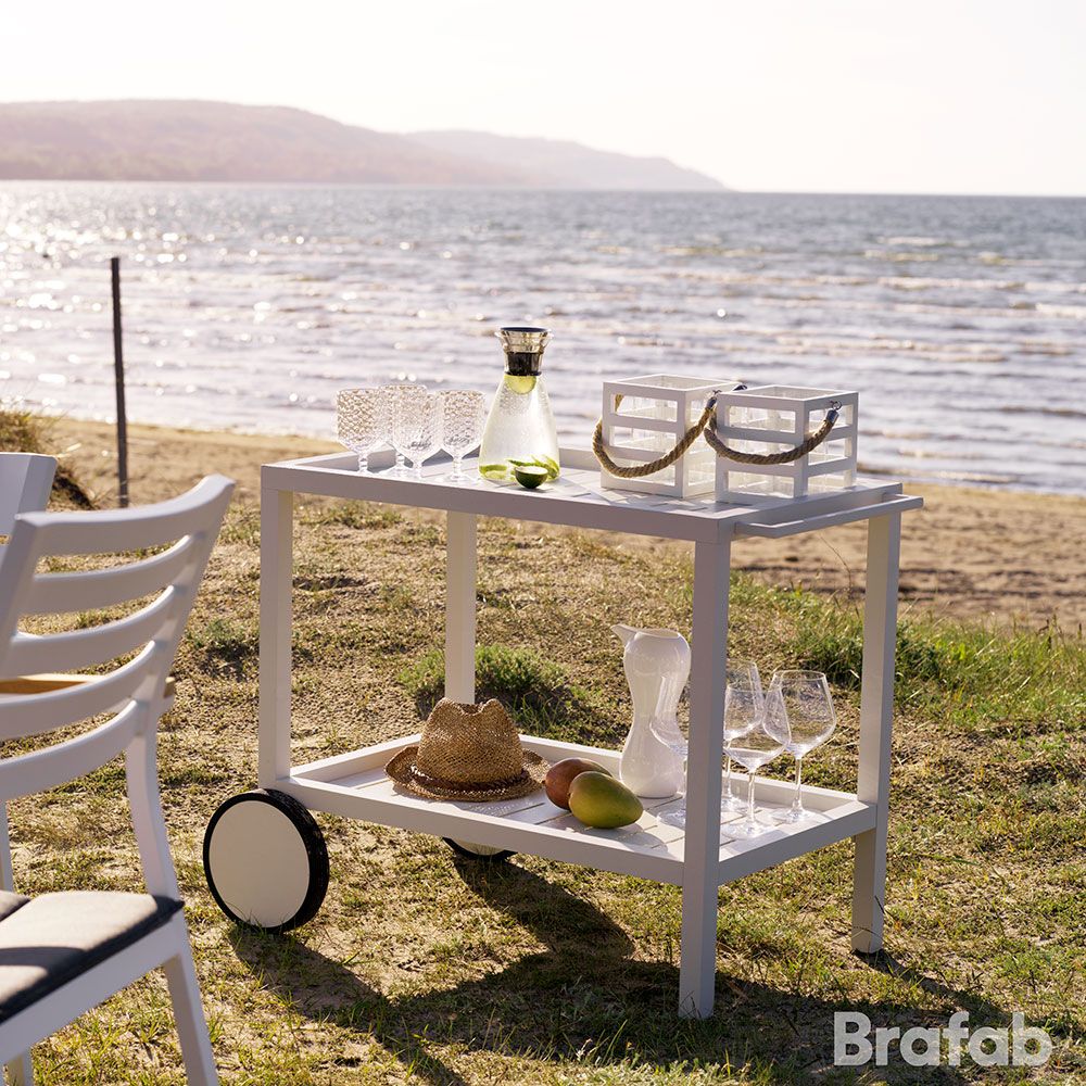 Belfort serveringsvagn vit 