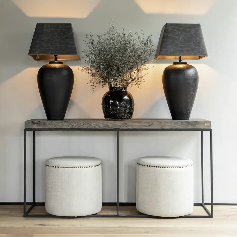 Bordslampa Florence Svart