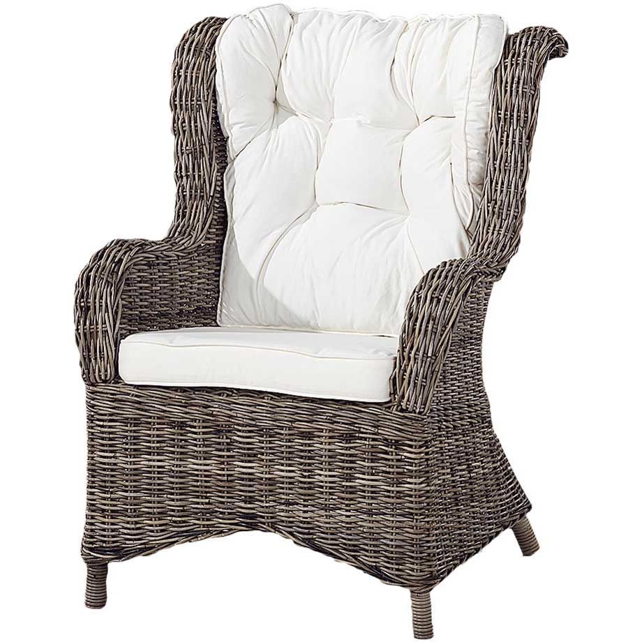 Wingchair Fåtölj Kubu Grey exkl. dyna