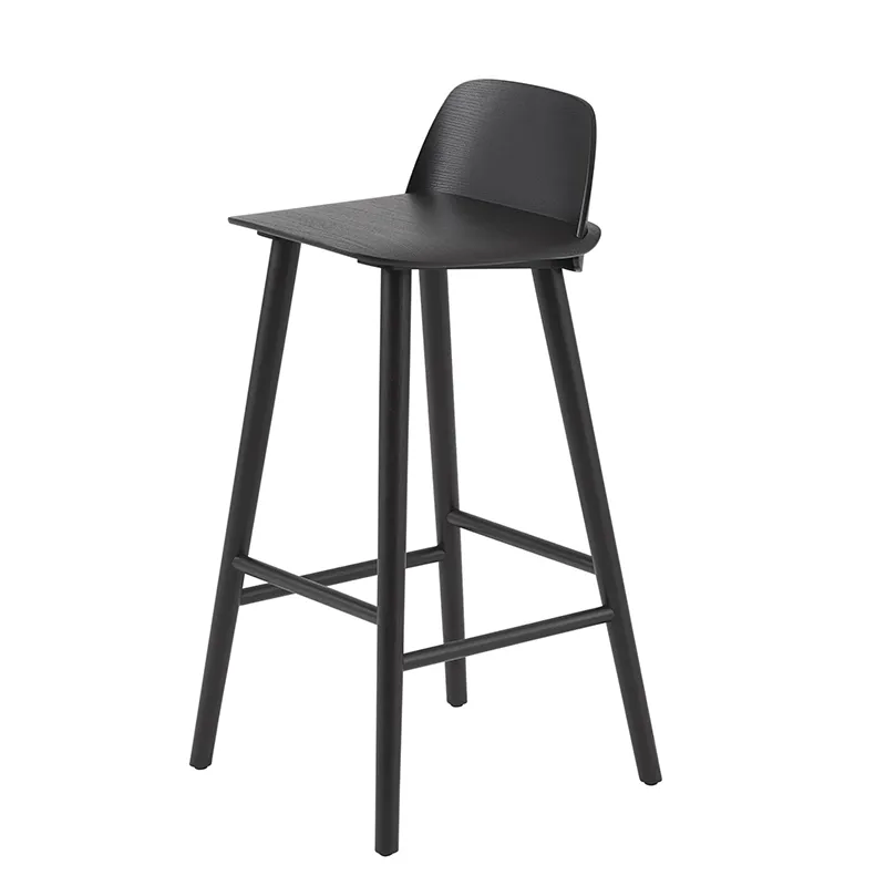 muuto, nerd barstol 75 cm - black