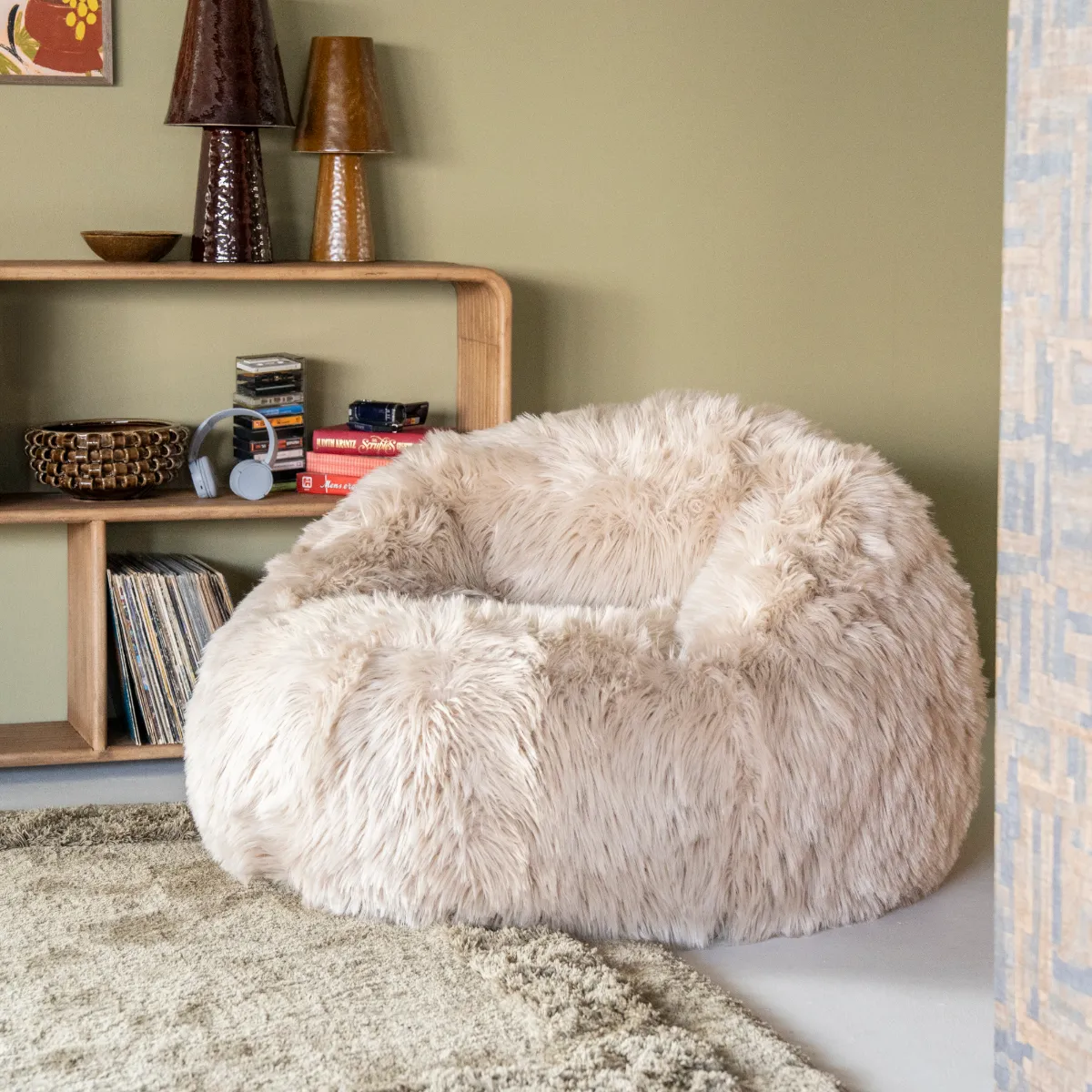 Uppblåsbar fåtölj Snuzzle Taupe
