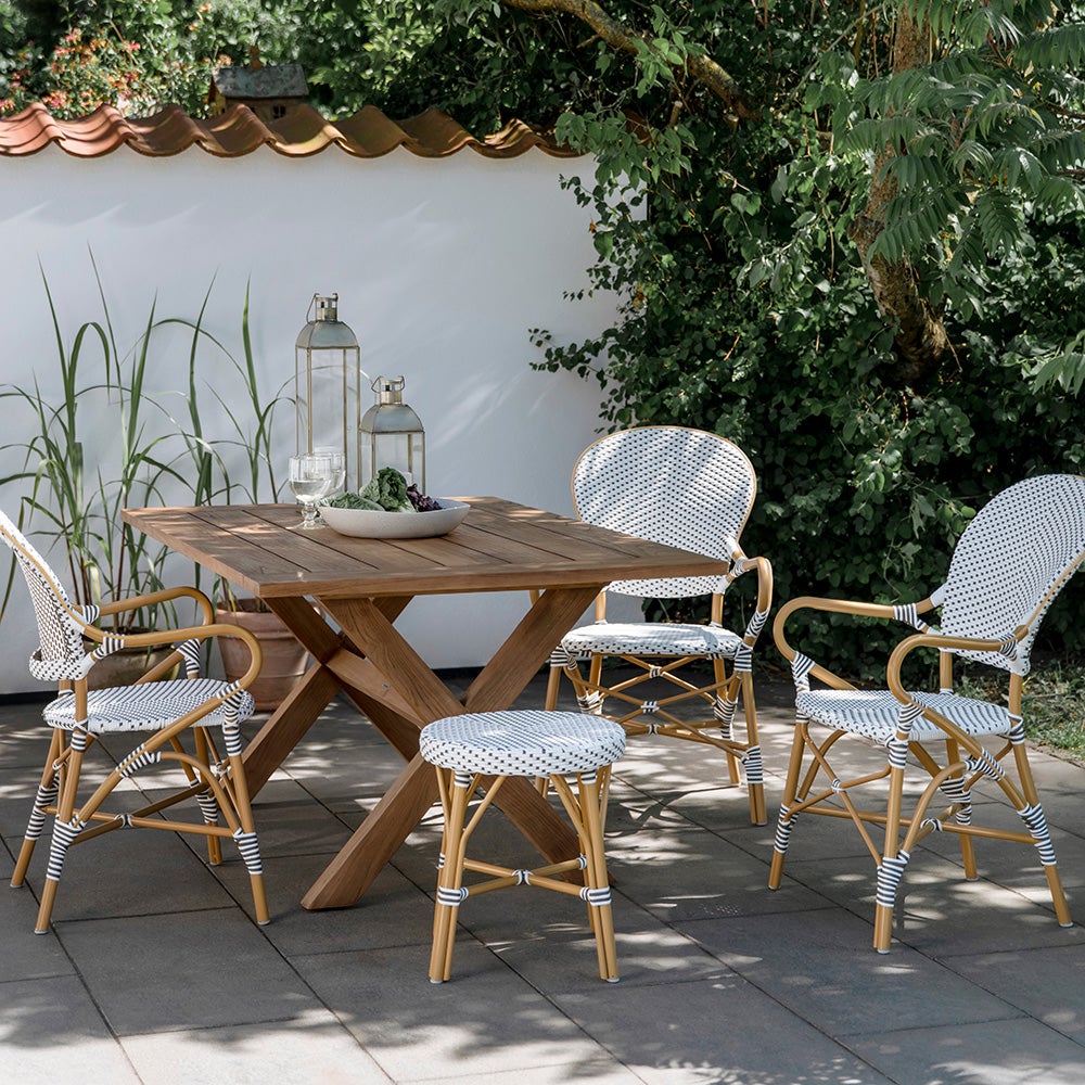 Isabell karmstol vit m/cappuchino prick