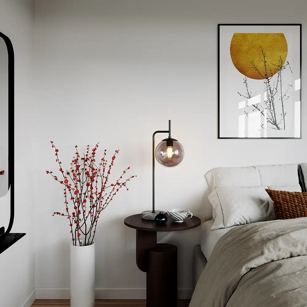 Boyle Bordslampa Rökgrå