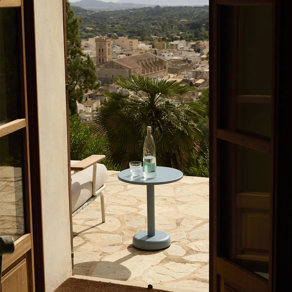 Linear Steel Soffbord Ø42 cm Grey 