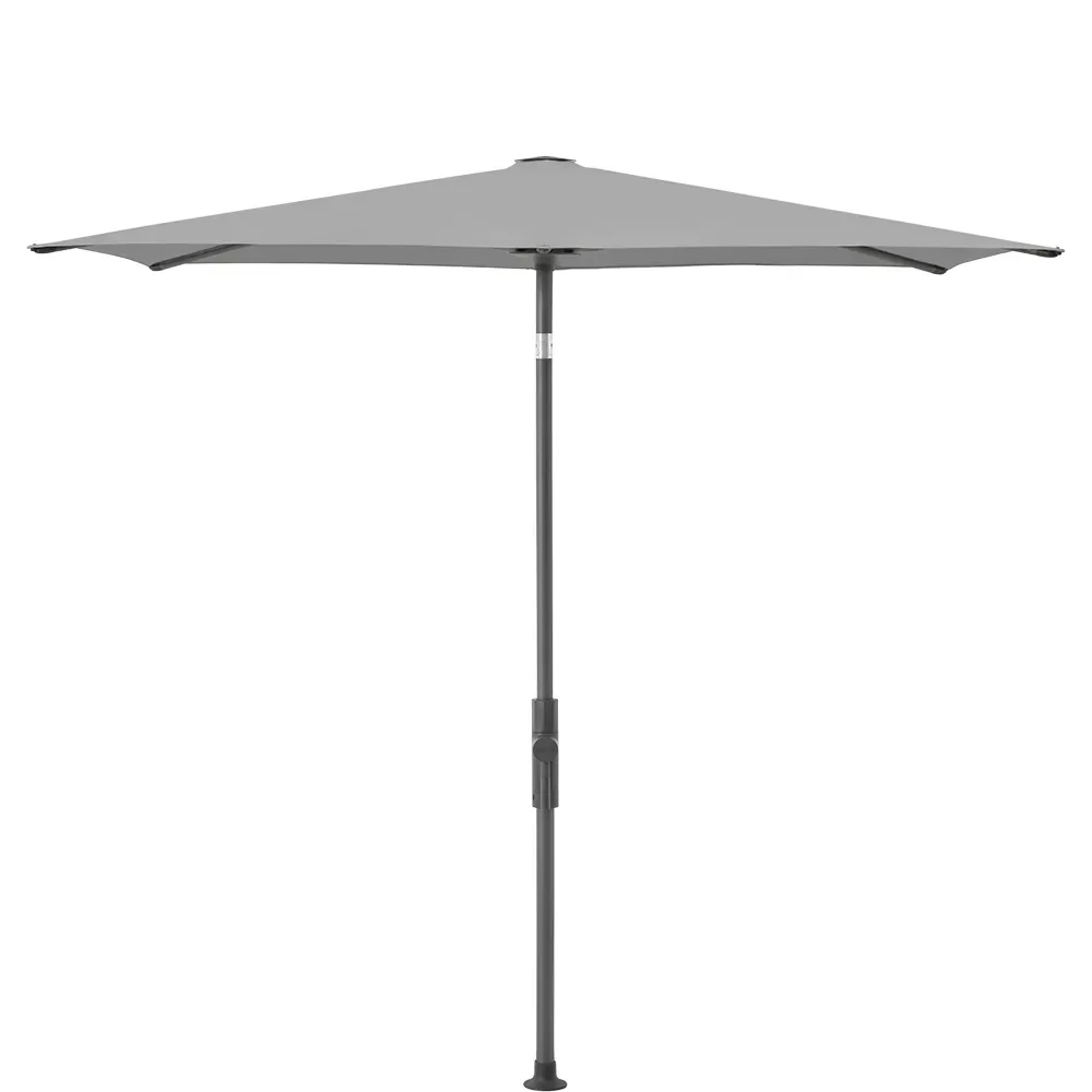 Glatz, Twist parasoll 210x150 cm anthracite Kat.5 652 Silver