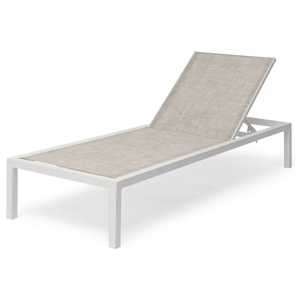 Hånger solsäng Vit 