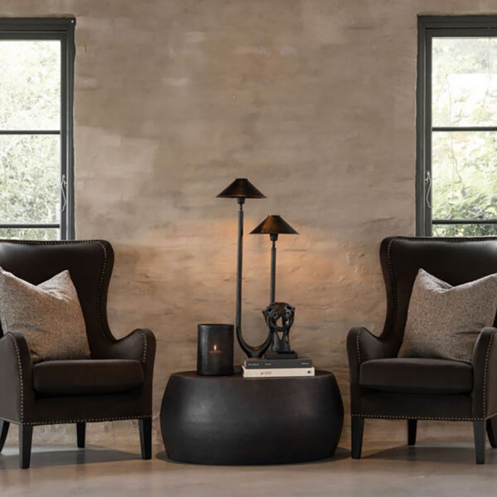 Fiora soffbord Ø80 cm Svart