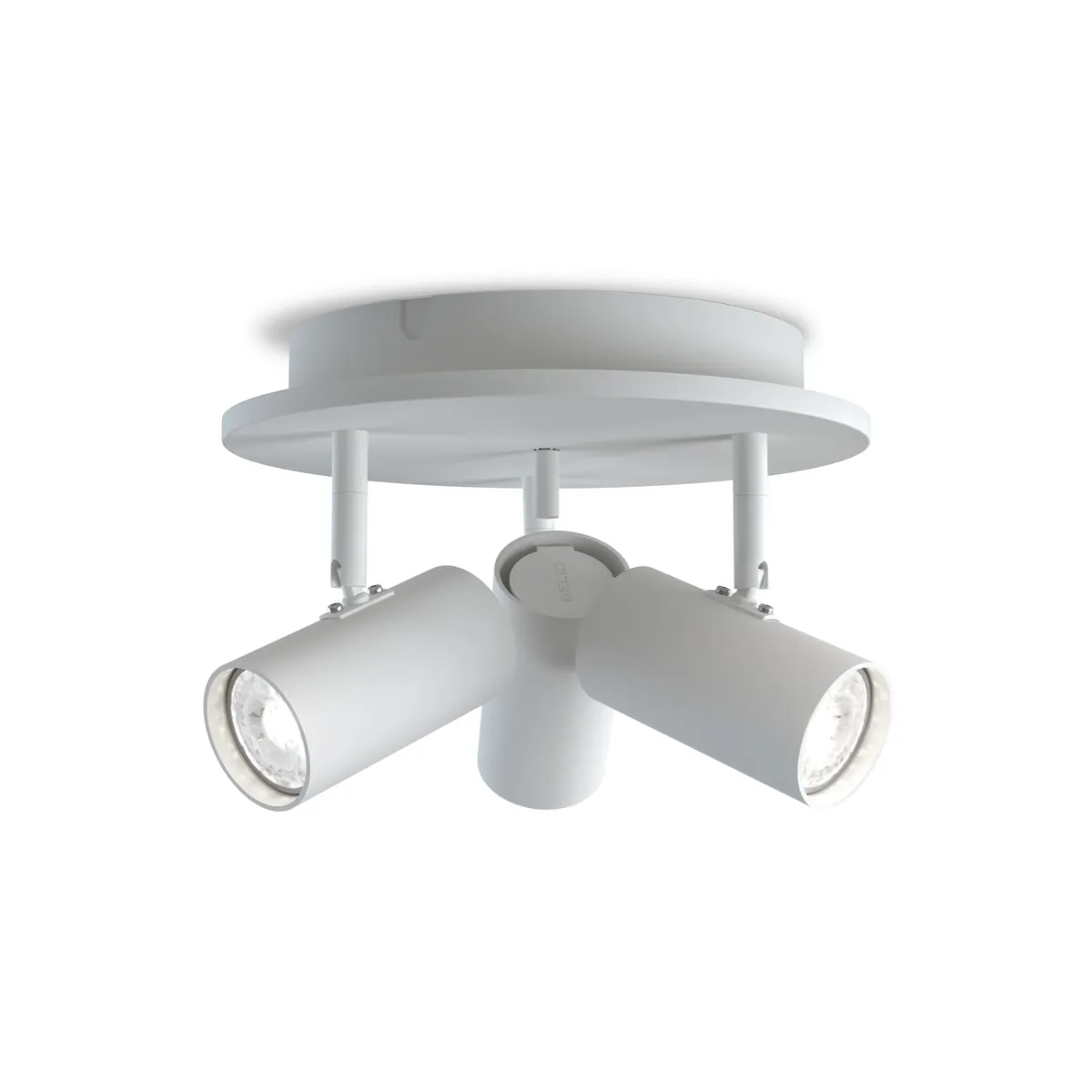 Tyson spotlight 3 Ø25xH18,1 cm metall vitstruktur