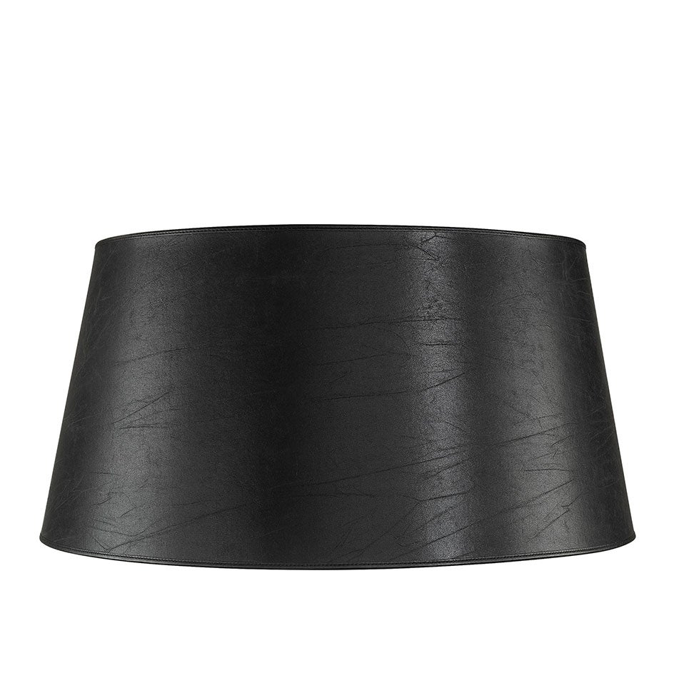 Artwood, Lampskärm Classic Xxl Low Leather Black