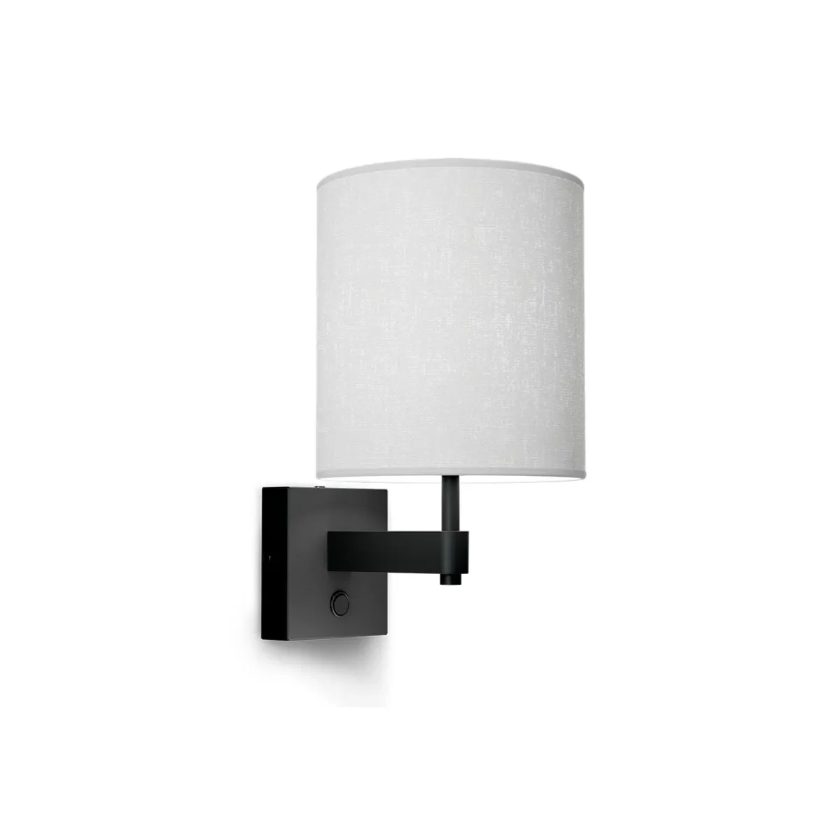Dual vägglampa E27 metall svartstruktur