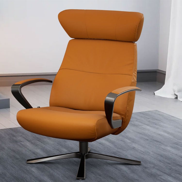 Style fåtölj 58 läder Quattro black  base