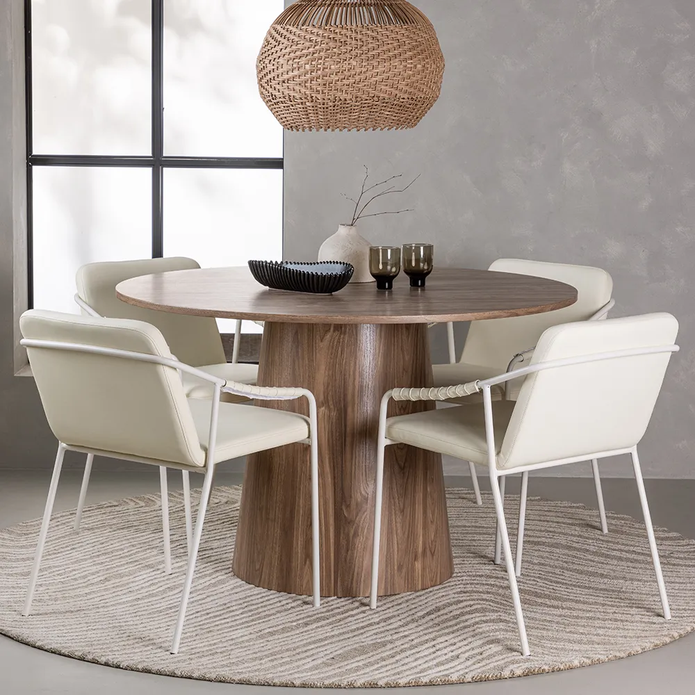 Tvist Matstol Beige PU 2-pack