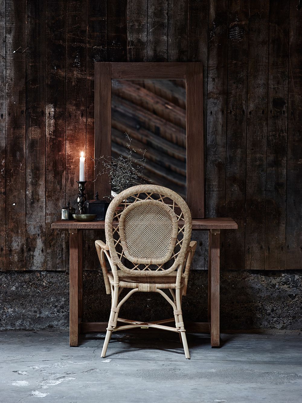 Romantica Korgstol Antik 