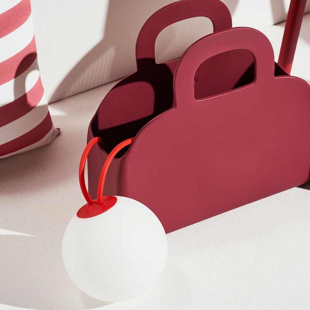 Bolleke lampa ljusgrå 