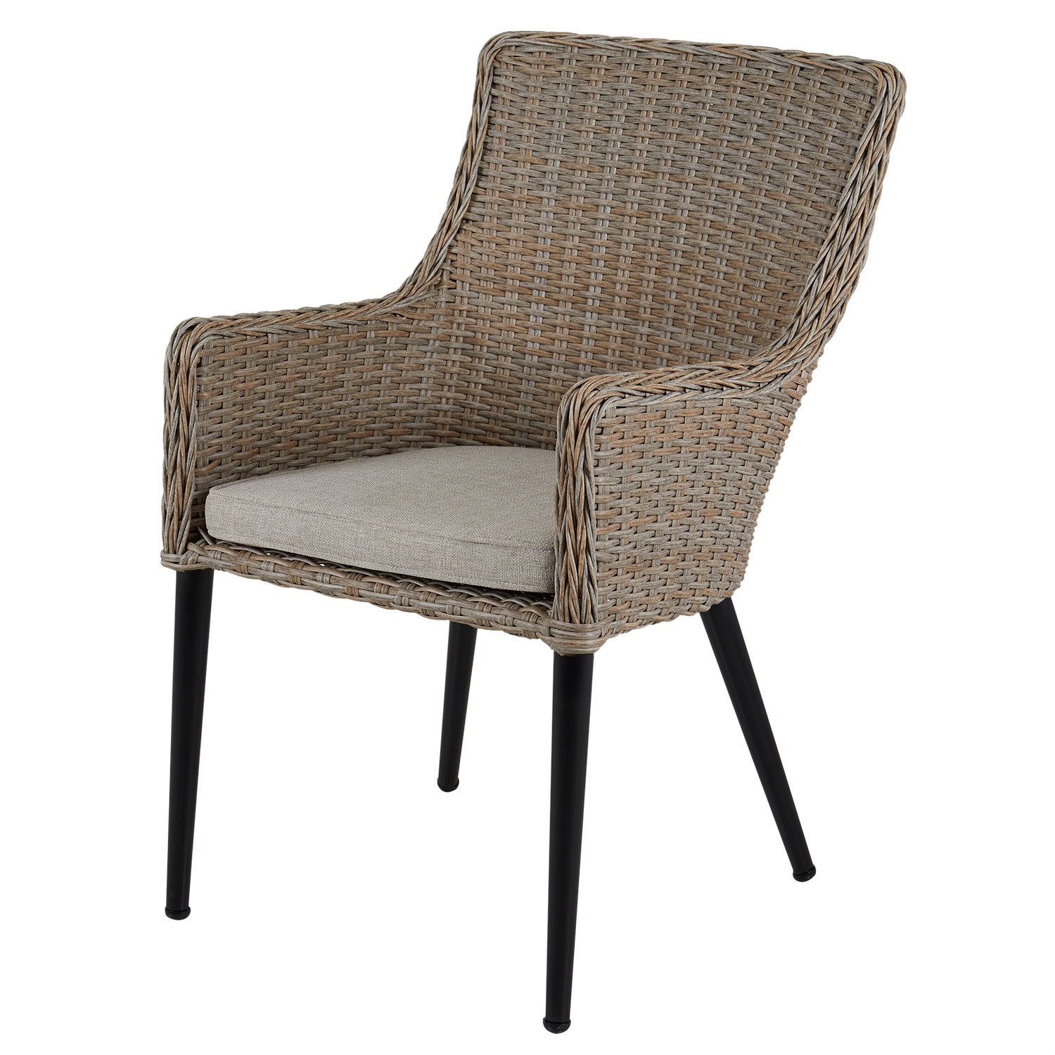 Brafab, Lavendel matstol beige med dyna