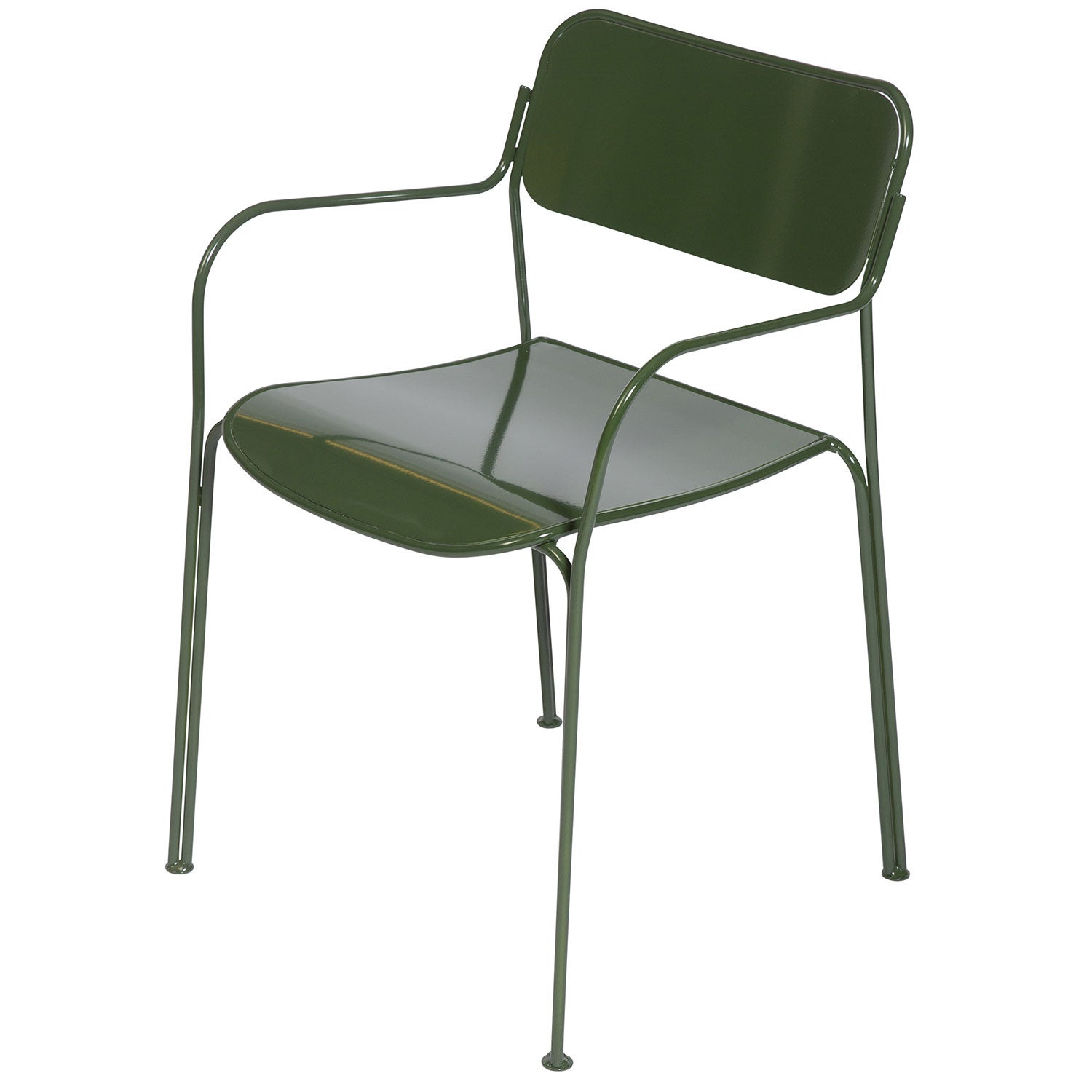 grythyttan stålmöbler, libelle matstol grön