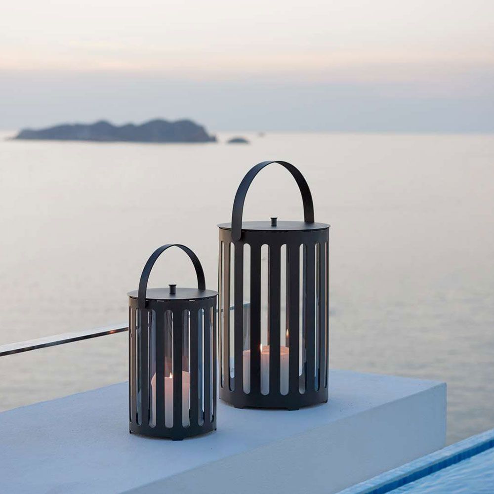 Lighttube ljuslykta liten Lava Grå